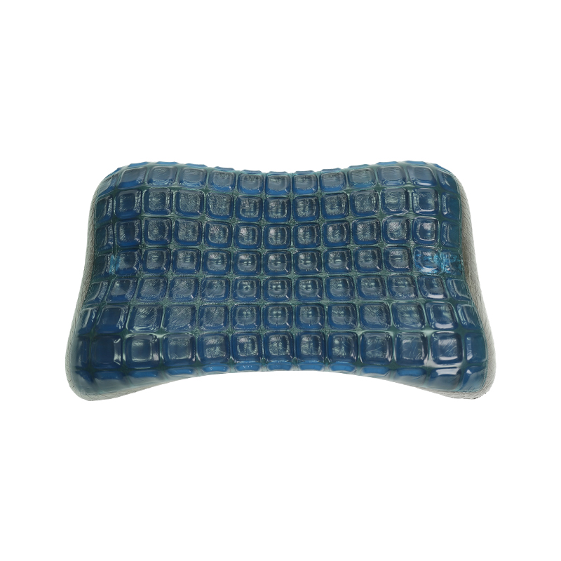 Dunkelblaues orthopädisches Memory-Schaum-Gel-Kissen